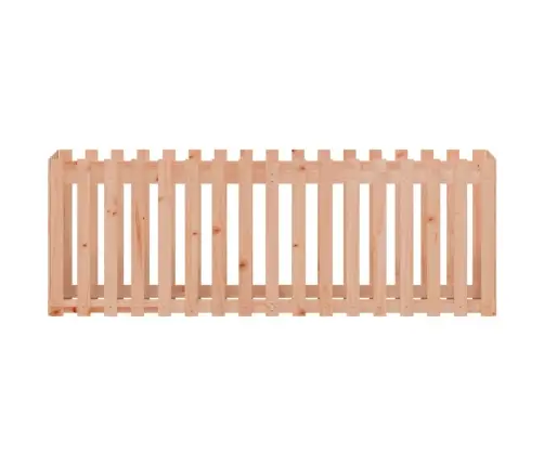 Dārza Puķu Kaste, Žoga Dizains, 200X50X70 Cm, Egles Masīvkoks Vidaxl