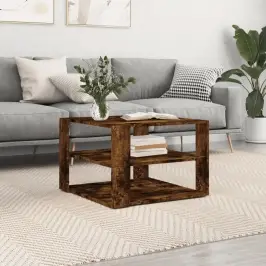 Kafijas Galdiņš, Ozolkoka, 59,5X59,5X40 Cm, Inženierijas Koks Vidaxl