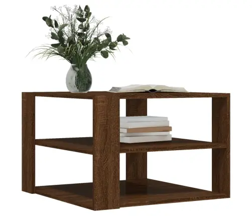 Kafijas Galdiņš, Brūna Ozola, 59,5X59,5X40Cm, Inženierijas Koks Vidaxl