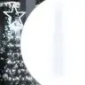 Ziemassvētku Eglītes Gaismiņas, 320 Led, Vēsi Baltas, 375 Cm Vidaxl