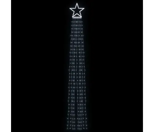 Ziemassvētku Eglītes Gaismiņas, 320 Led, Vēsi Baltas, 375 Cm Vidaxl