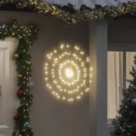 Ziemassvētku Dekorācija, 140 Led, Silti Baltas, 17 Cm Vidaxl