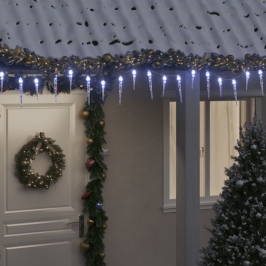 Ziemassvētku Lāsteku Lampiņa, 200 Led, Auksti Balta, 20 M, Akrils, Pvc Vidaxl
