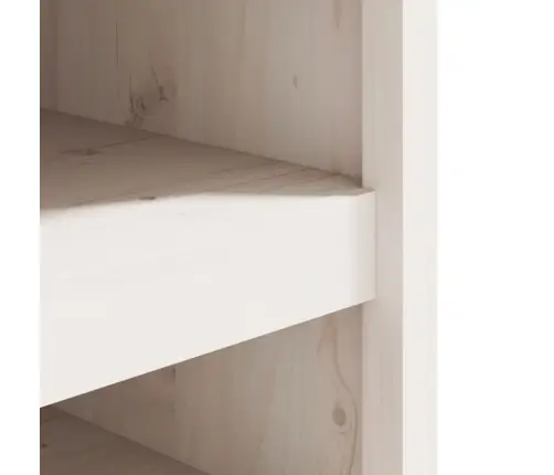 Āra Virtuves Skapīši, 2 Gab., Balti, Priedes Masīvkoks Vidaxl