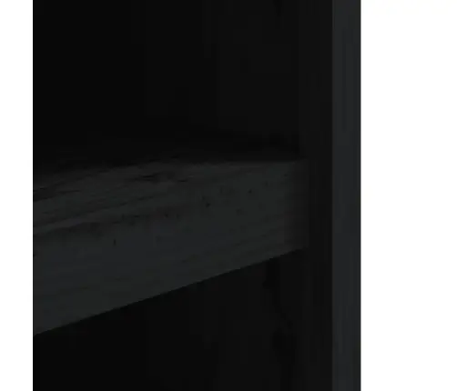 Õue Köögikapid 2 Tk, Must, Männipuit