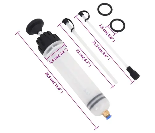 Bremžu Atgaisotājs, Melns Un Balts, 0,2 L Vidaxl