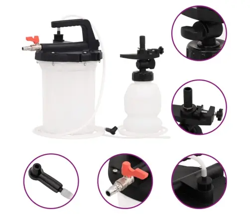 Bremžu Atgaisotājs, Melns Un Balts, 3 L Vidaxl