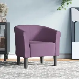 Atpūtas Krēsls, Violets Audums Vidaxl