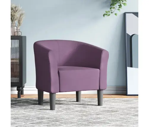 Atpūtas Krēsls, Violets Audums Vidaxl