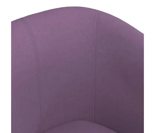 Krėslas Su Pakoja, Violetinės Spalvos, Audinys