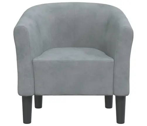 Atpūtas Krēsls, Tumši Pelēks Samts Vidaxl