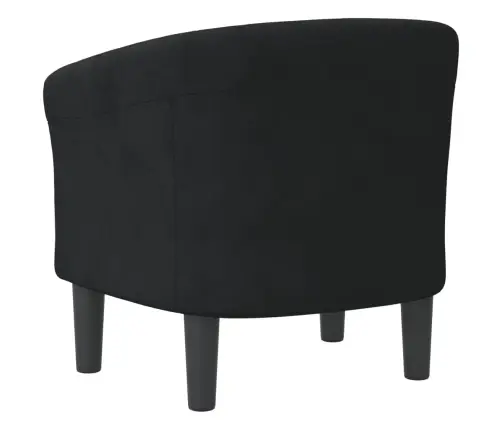 Atpūtas Krēsls, Melns Samts Vidaxl