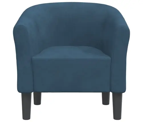 Krėslas, Tamsiai Mėlynos Spalvos, Aksomas