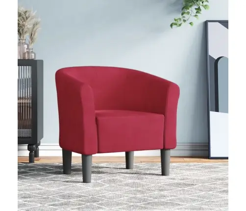 Atpūtas Krēsls, Vīnsarkans Samts Vidaxl