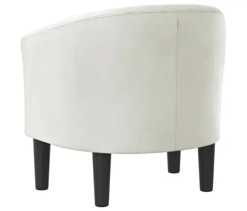 Krėslas, Baltos Spalvos, Dirbtinė Oda