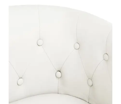 Krėslas, Baltos Spalvos, Dirbtinė Oda