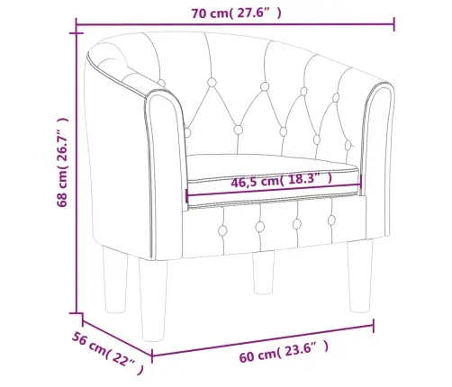Tugitool, Veinipunane, Kunstnahk