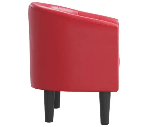 Klubkrēsls, Sarkana Mākslīgā Āda Vidaxl