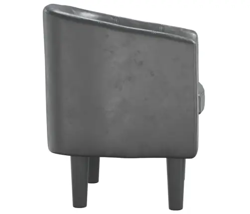 Klubkrēsls, Pelēka Mākslīgā Āda Vidaxl