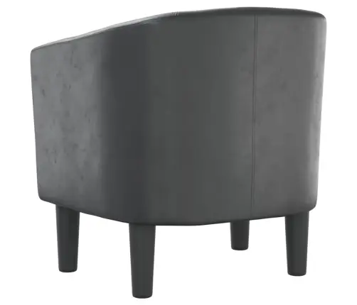 Klubkrēsls, Pelēka Mākslīgā Āda Vidaxl