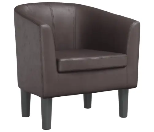 Klubkrēsls, Brūna Mākslīgā Āda Vidaxl Klubkrēsls, Brūna Mākslīgā Āda Vidaxl