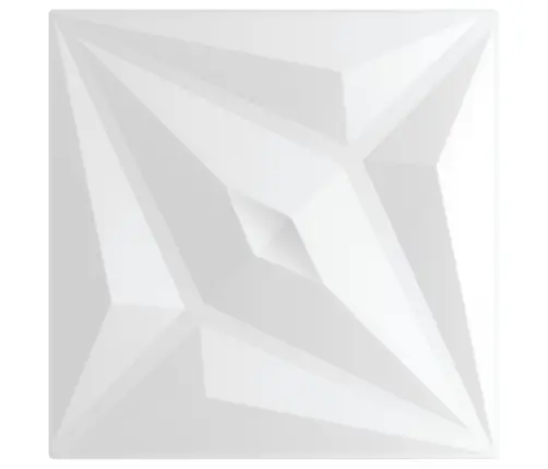 Seinapaneelid 12 Tk, Valge, 50 X 50 cm Xps 3 M², Täht