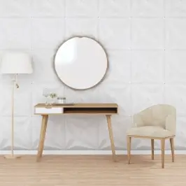 Seinapaneelid 12 Tk, Valge, 50 X 50 cm Xps 3 M², Täht