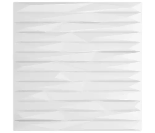 Sienas Paneļi, 48 Gab., Balti, 50X50 Cm, Xps, 12 M², Akmens Vidaxl