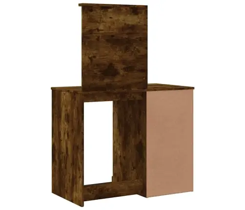 Kosmetinis Staliukas Su Led Lemputėmis, Dūminis, 90X42X132,5Cm