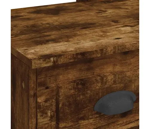 Kosmetinis Staliukas Su Led Lemputėmis, Dūminis, 90X42X132,5Cm