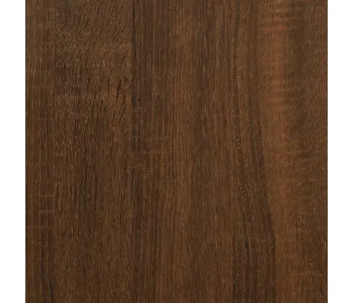 Spoguļgaldiņš Ar Led, Ozolkoka, 90X42X132,5 Cm Vidaxl