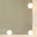 Spoguļgaldiņš Ar Led, Ozolkoka, 90X42X132,5 Cm Vidaxl