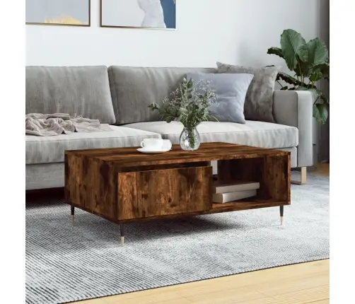 Kafijas Galdiņš, Ozolkoka, 90X60X35 Cm, Inženierijas Koks Vidaxl