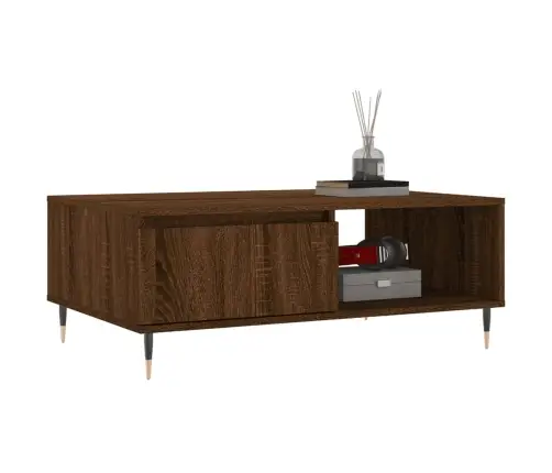 Kavos Staliukas, Rudas Ąžuolo, 90X60X35cm Apdirbta Mediena