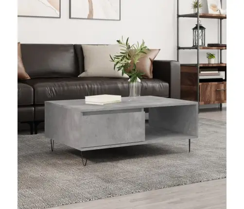 Kohvilaud, Betoonhall, 90 X 60 X 35 cm Tehispuit Kohvilaud, Betoonhall, 90 X 60 X 35 cm Tehispuit