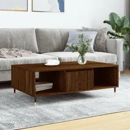 Kohvilaud, Pruun Tamm, 104 X 60 X 35 cm Tehispuit