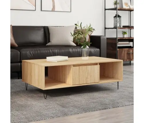 Kafijas Galdiņš, Ozola Krāsa, 104X60X35 Cm, Inženierijas Koks Vidaxl Kafijas Galdiņš, Ozola Krāsa, 104X60X35 Cm, Inženierijas Koks Vidaxl