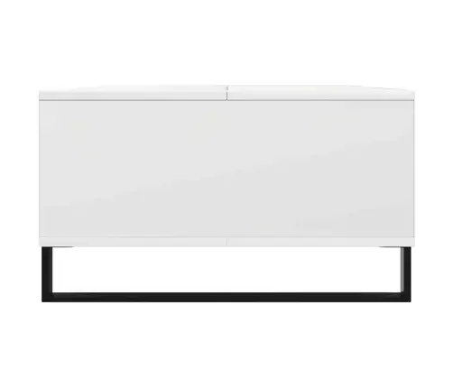 Kohvilaud, Valge, 104 X 60 X 35 cm Tehispuit