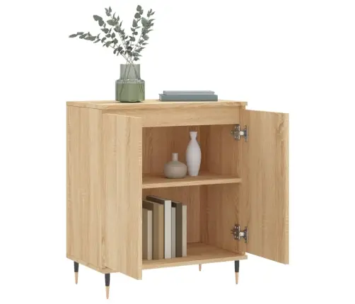 Kumode, Ozolkoka Krāsā, 60X35X70 Cm, Inženierijas Koks Vidaxl