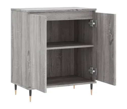 Kumode, Pelēka Ozolkoka, 60X35X70 Cm, Inženierijas Koks Vidaxl Kumode, Pelēka Ozolkoka, 60X35X70 Cm, Inženierijas Koks Vidaxl