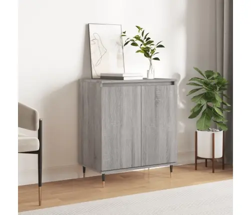 Kumode, Pelēka Ozolkoka, 60X35X70 Cm, Inženierijas Koks Vidaxl Kumode, Pelēka Ozolkoka, 60X35X70 Cm, Inženierijas Koks Vidaxl