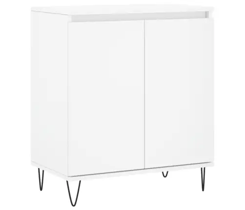 Šoninė Spintelė, Baltos Spalvos, 60X35X70cm Apdirbta Mediena