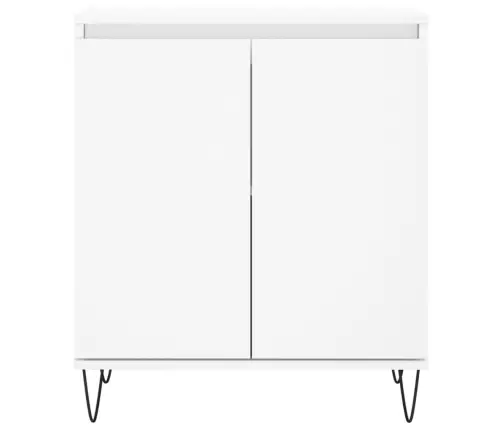 Šoninė Spintelė, Baltos Spalvos, 60X35X70cm Apdirbta Mediena