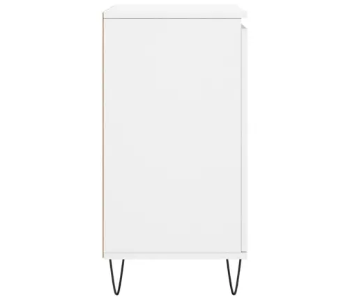 Šoninė Spintelė, Baltos Spalvos, 60X35X70cm Apdirbta Mediena