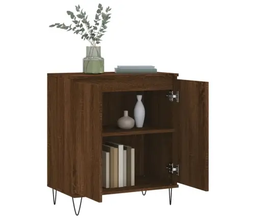 Šoninė Spintelė, Ruda Ąžuolo, 60X35X70cm Apdirbta Mediena