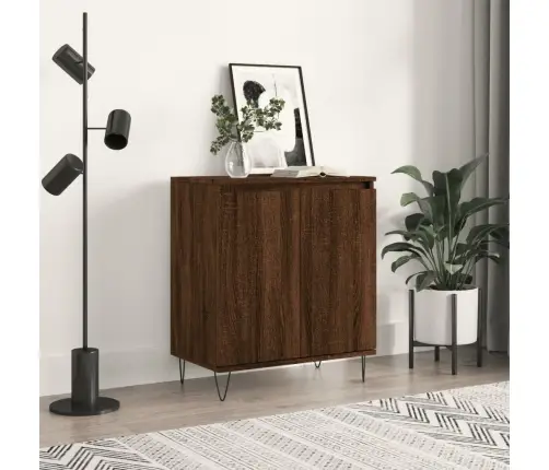 Šoninė Spintelė, Ruda Ąžuolo, 60X35X70cm Apdirbta Mediena