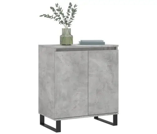 Plaukts, Betona Pelēks, 60X35X70 Cm, Inženierijas Koks Vidaxl