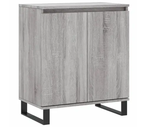 Kumode, Pelēka Ozolkoka, 60X35X70 Cm, Inženierijas Koks Vidaxl