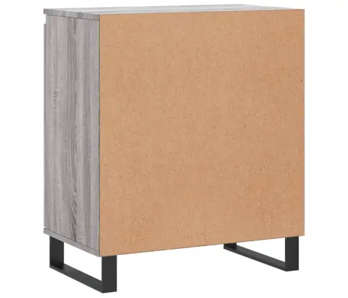 Kumode, Pelēka Ozolkoka, 60X35X70 Cm, Inženierijas Koks Vidaxl