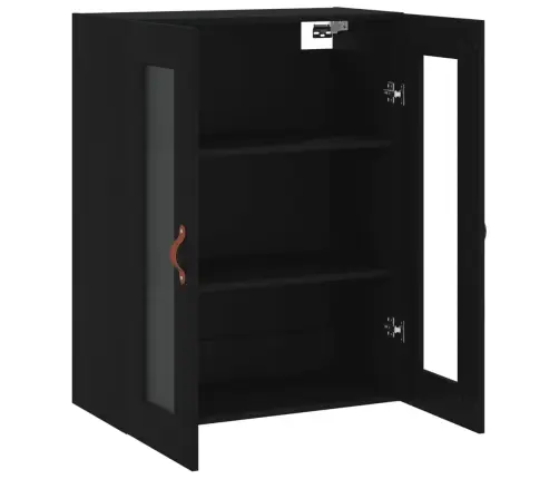 Sienas Skapītis, Melns, 69,5X34X90 Cm Vidaxl